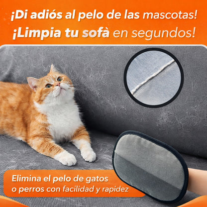 MANOPLA QUITA PELOS PRO "DESHAZTE DEL PELO EN SEGUNDOS"